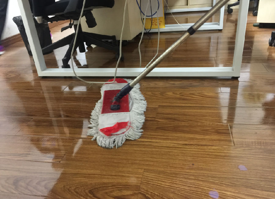 南京木地板保洁案例